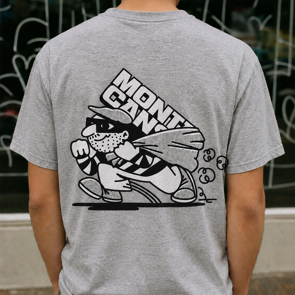 Montana Cans Burglar T-Shirt Grey