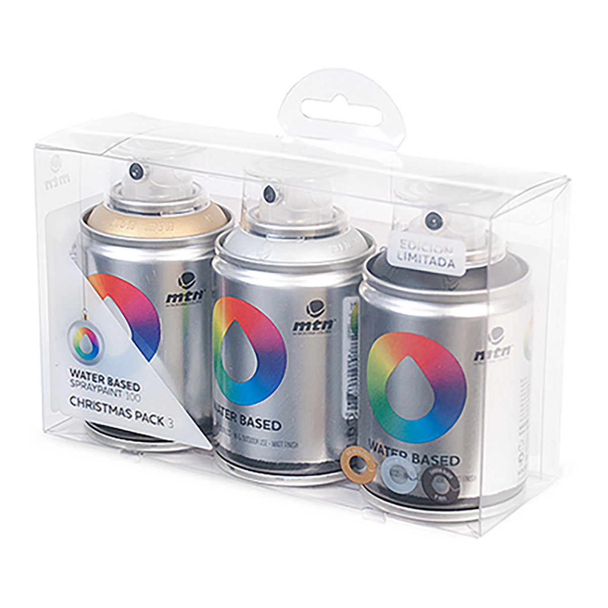 MTN Water Based Spray Paint 100ml 3 Set Christmas Pack
