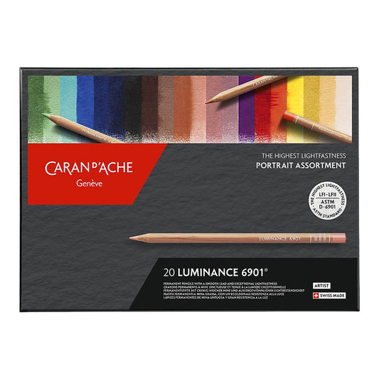 Caran d’Ache Luminance 6901 Coloured Pencils 20 Set Portrait