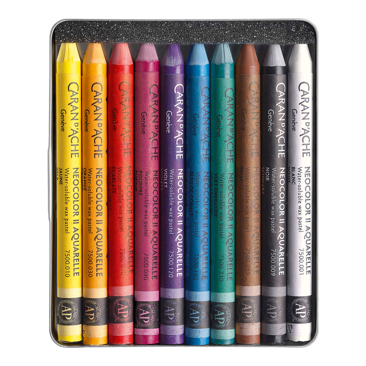 Caran d'Ache Neocolor II Water-Soluble Crayons 10 Set