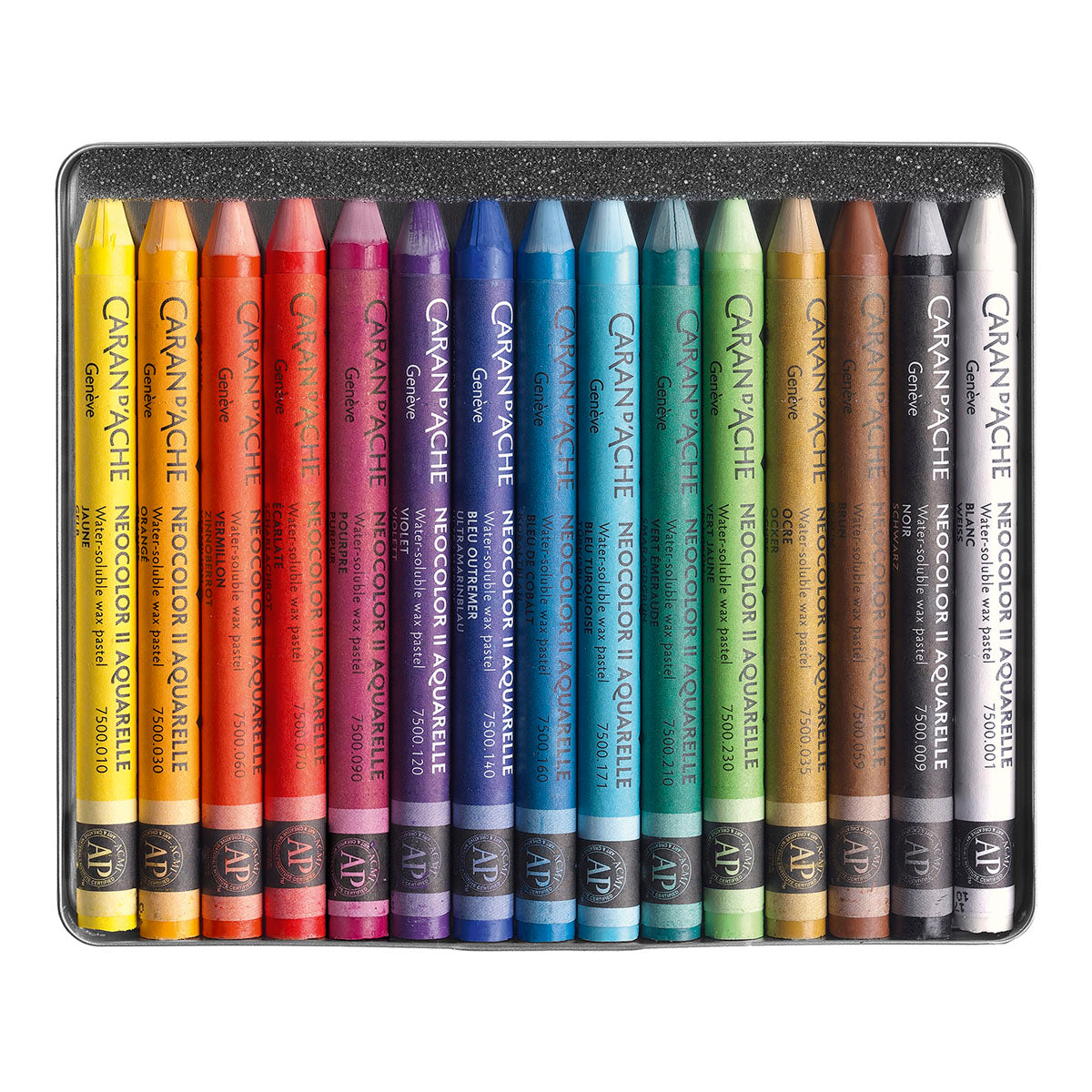 Caran d'Ache Neocolor II Water-Soluble Crayons 15 Set