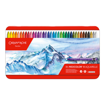 Caran d'Ache Neocolor II Water-Soluble Crayons 84 Set