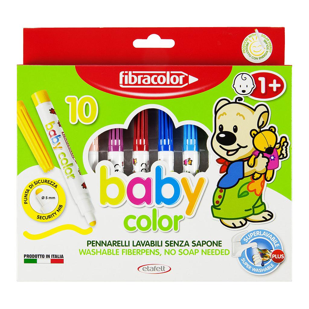Fibracolor Baby Color Fiber Pens 10set