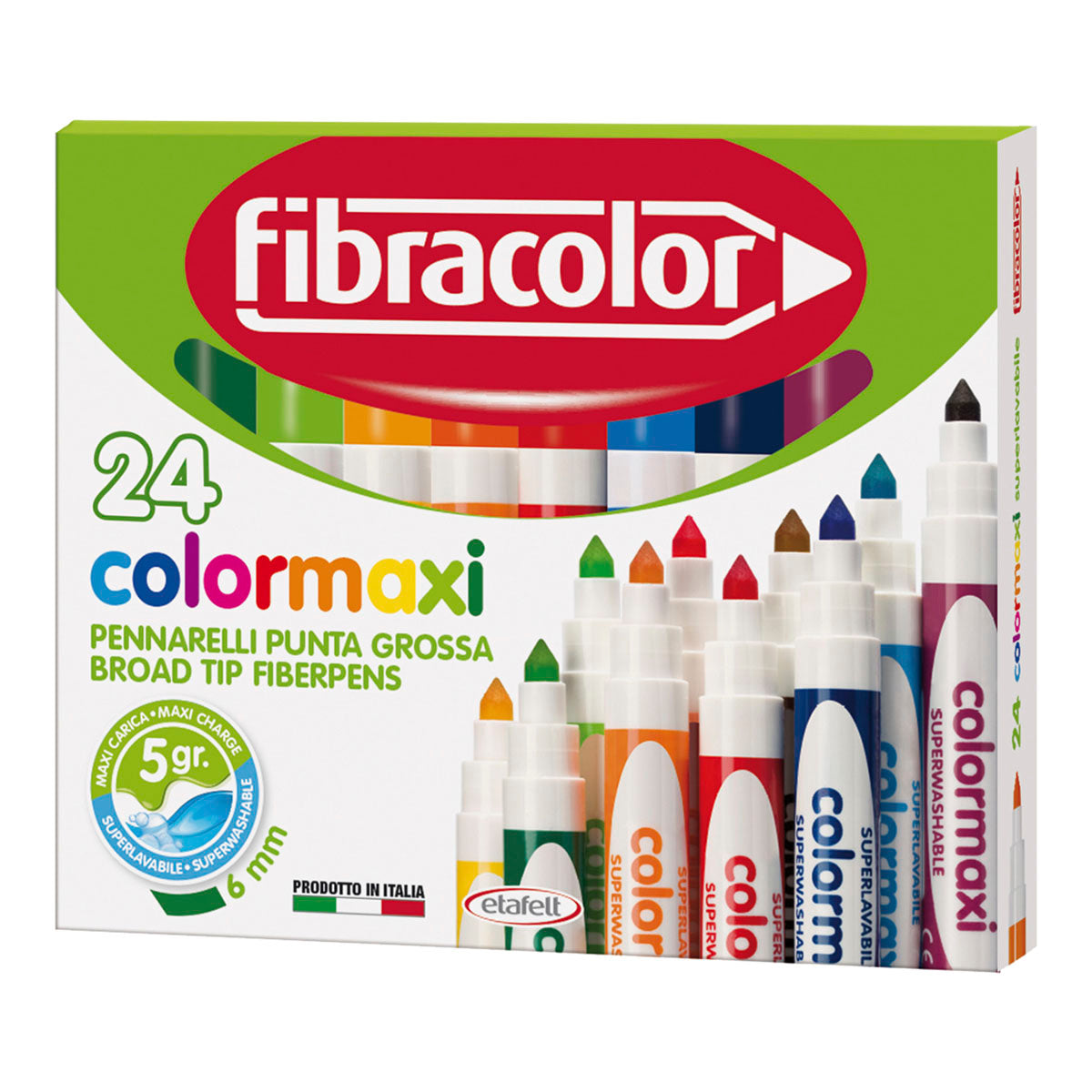Fibracolor Colormaxi Fiber Pen 24 set