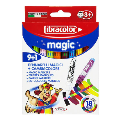 Fibracolor Magic Colour Change Markers 9+1set