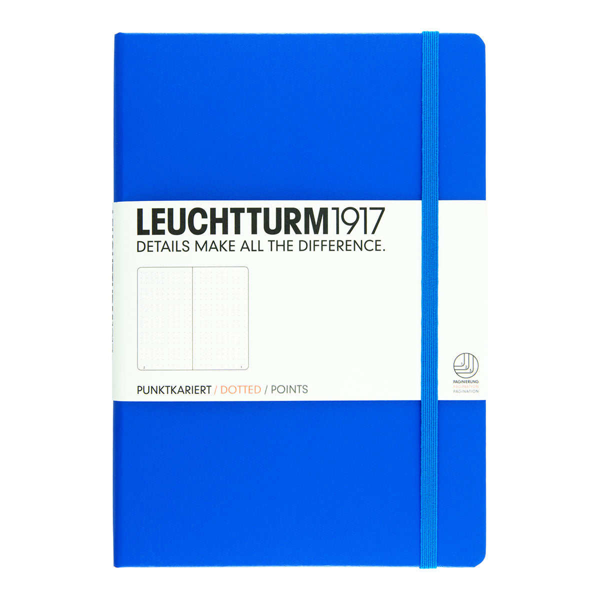 Leuchtturm1917 Notebook A5 Hard Cover, Dotted