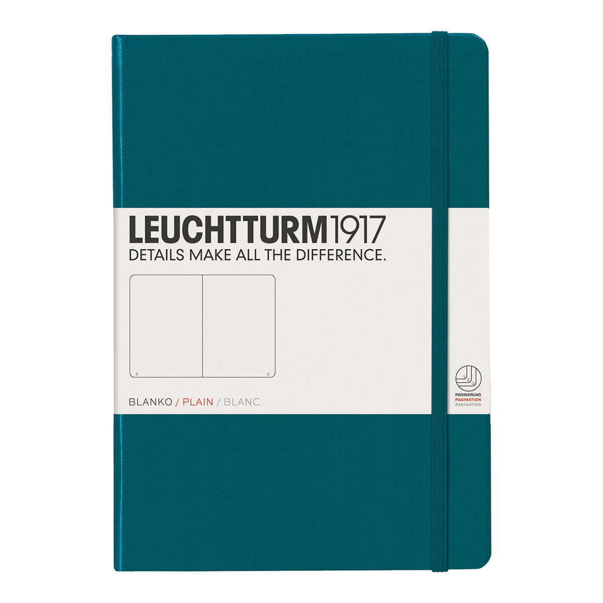 Leuchtturm1917 Notebook A5 Hard Cover, Plain