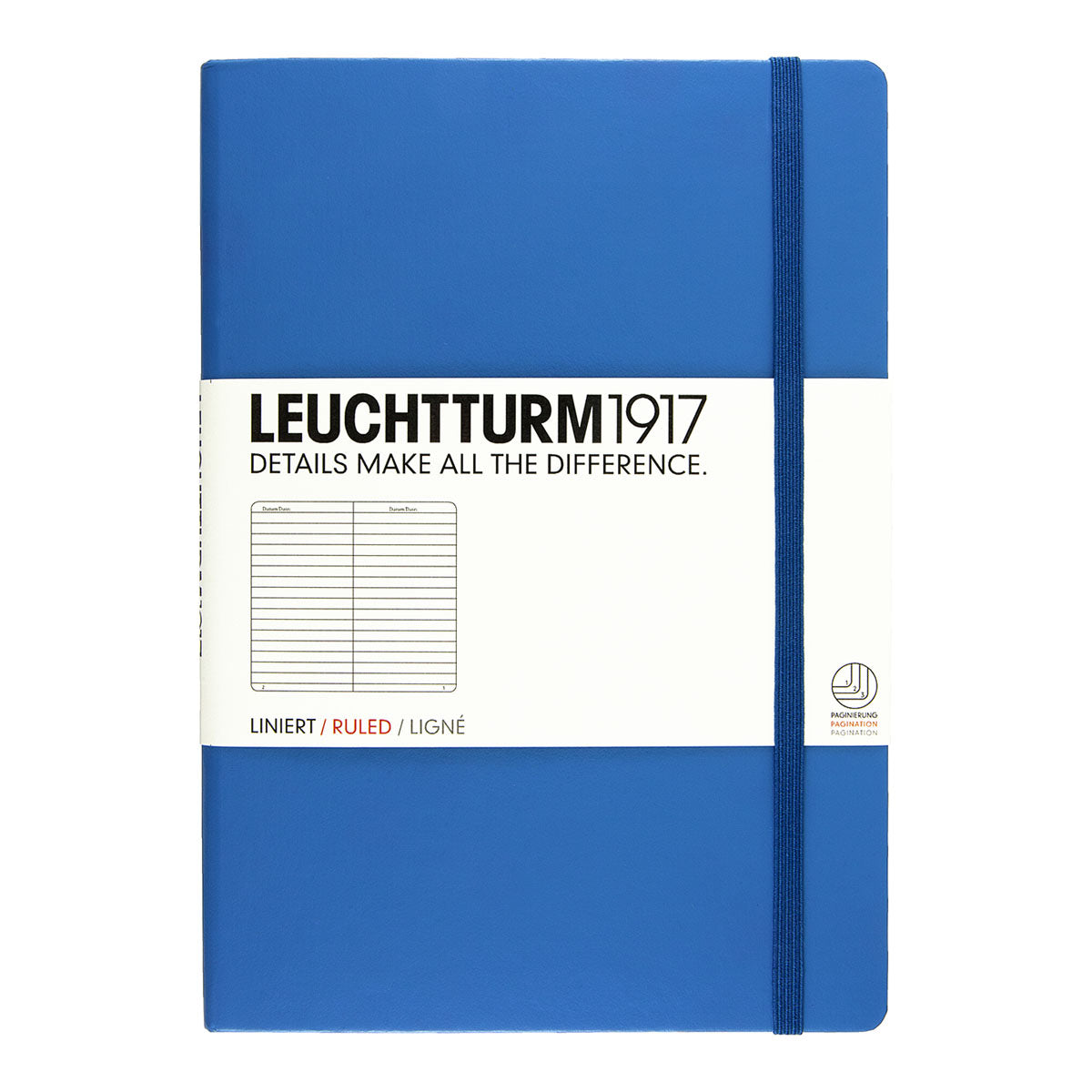 Leuchtturm1917 Notebook A5 Hard Cover, Ruled