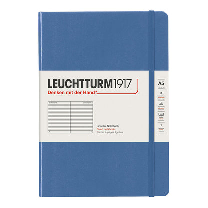 Leuchtturm1917 Notebook A5 Hard Cover, Ruled