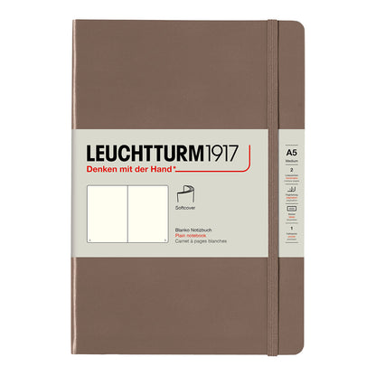 Leuchtturm1917 Notebook A5 Soft Cover, Plain