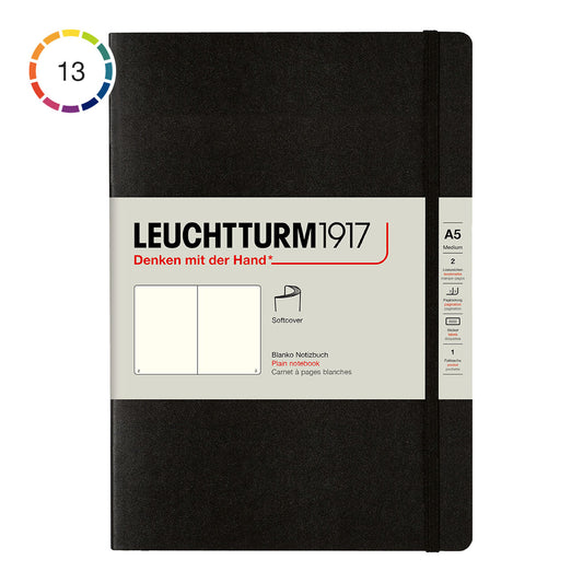 Leuchtturm1917 Notebook A5 Soft Cover, Plain