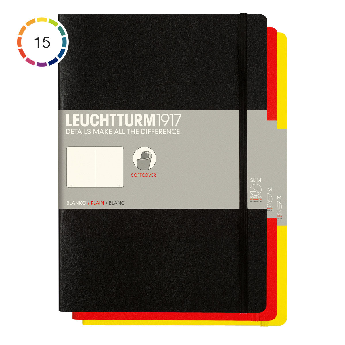 Leuchtturm1917 Notebook B5 Soft Cover, Plain