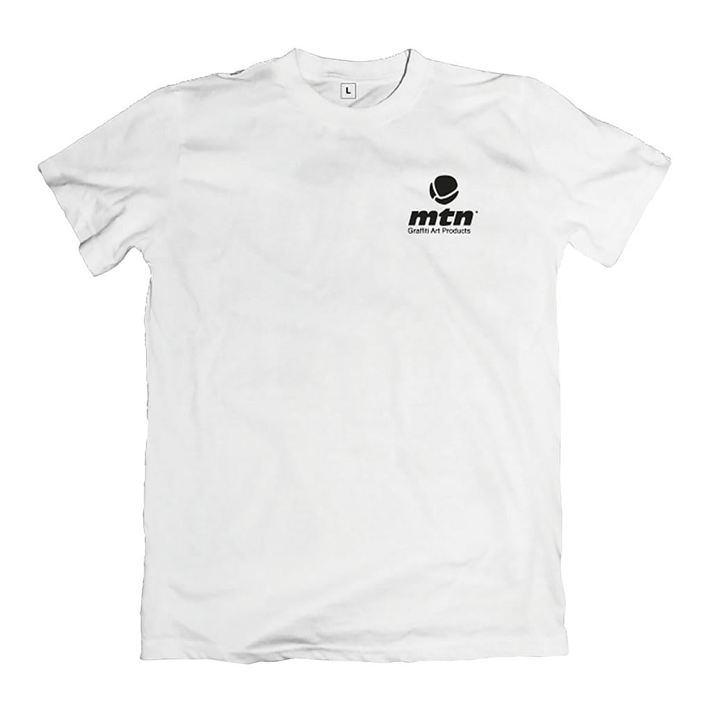 MTN Basic Logo Front/Back White Tee