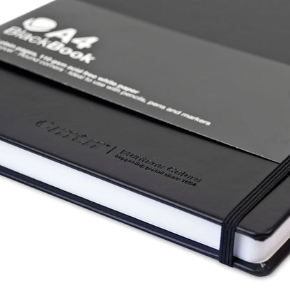 MTN Blackbook Hardcover A4 Portrait White Paper