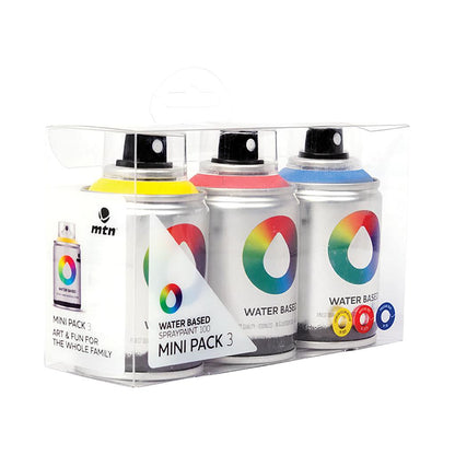 MTN Water Based Spray Paint 100ml (RBY) 3 Set