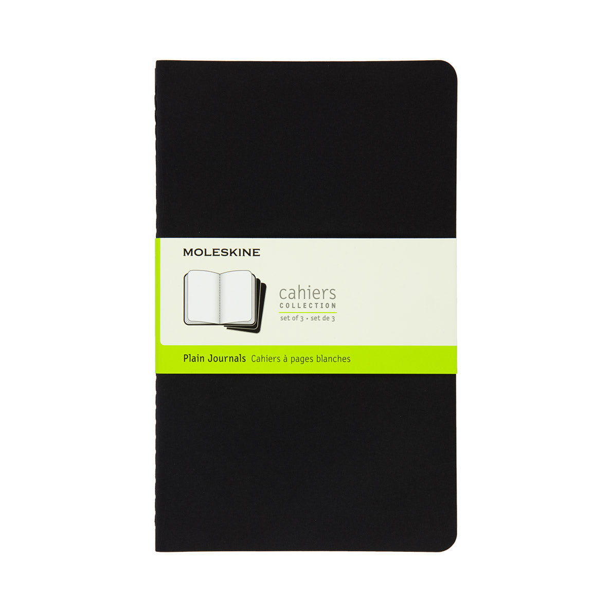 Moleskine Cahier Large Journal Plain Set of 3