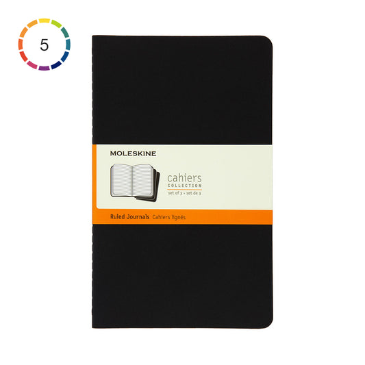 Moleskine Cahier Large Journal Ruled Set of 3