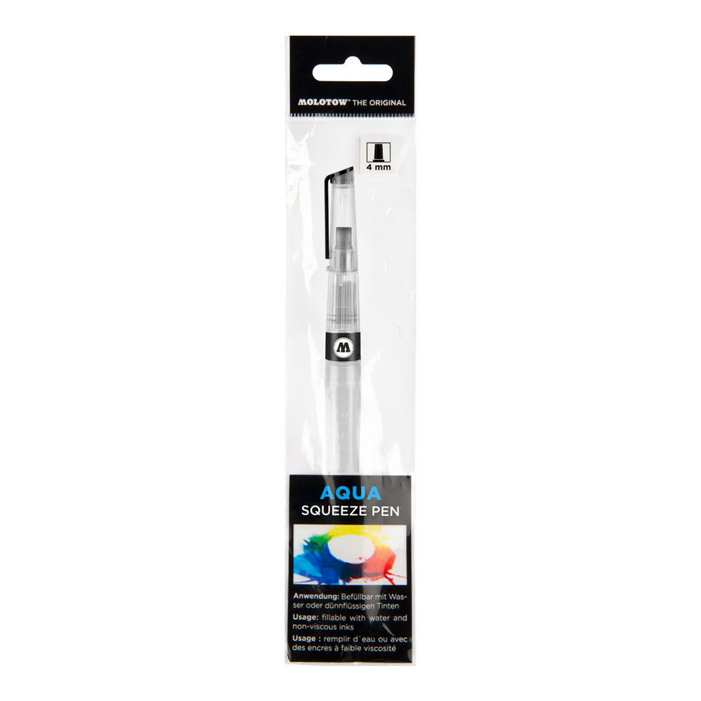 Molotow AQUA Squeeze Pen 4mm Chisel