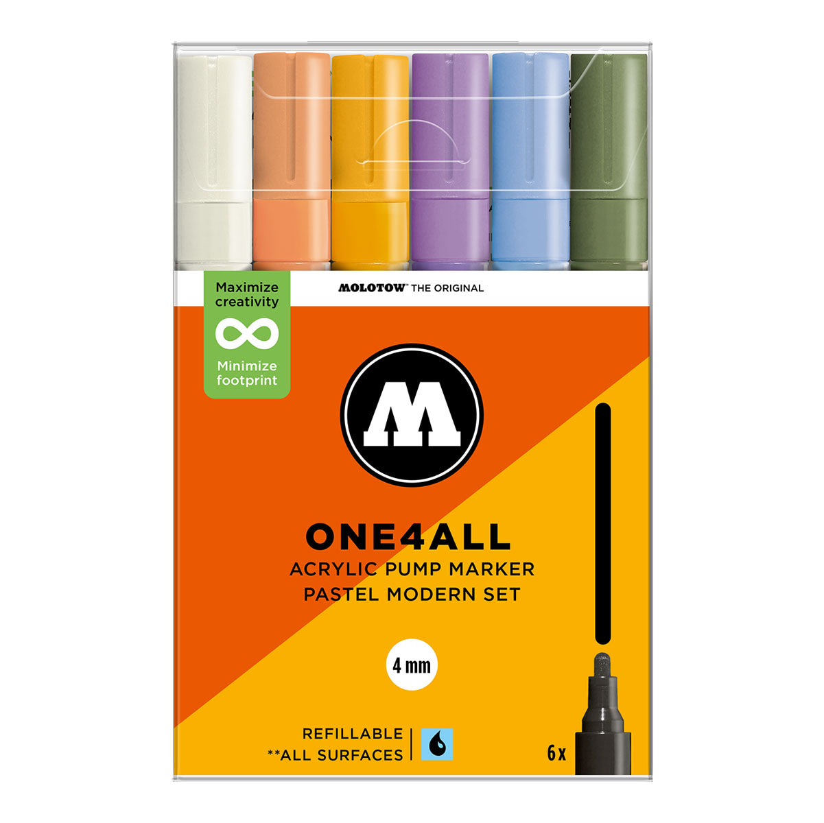 Molotow ONE4ALL 227HS 6set Pastel Modern