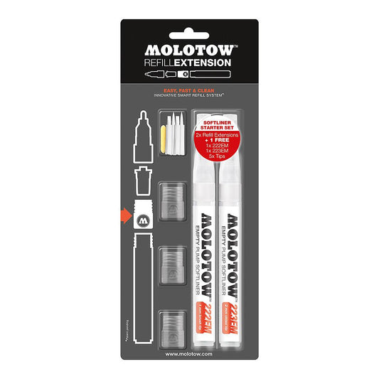 Molotow Refill Extension Softliner Starter Kit