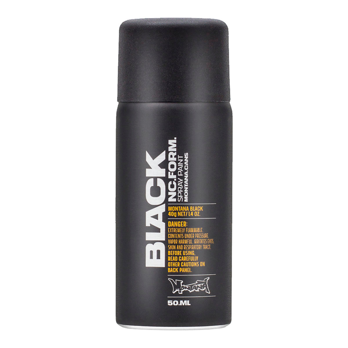 Montana BLACK Spray Paint 50ml