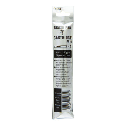 Pentel Pocket Brush Pen Refill Cartridges 4-pack - image 2