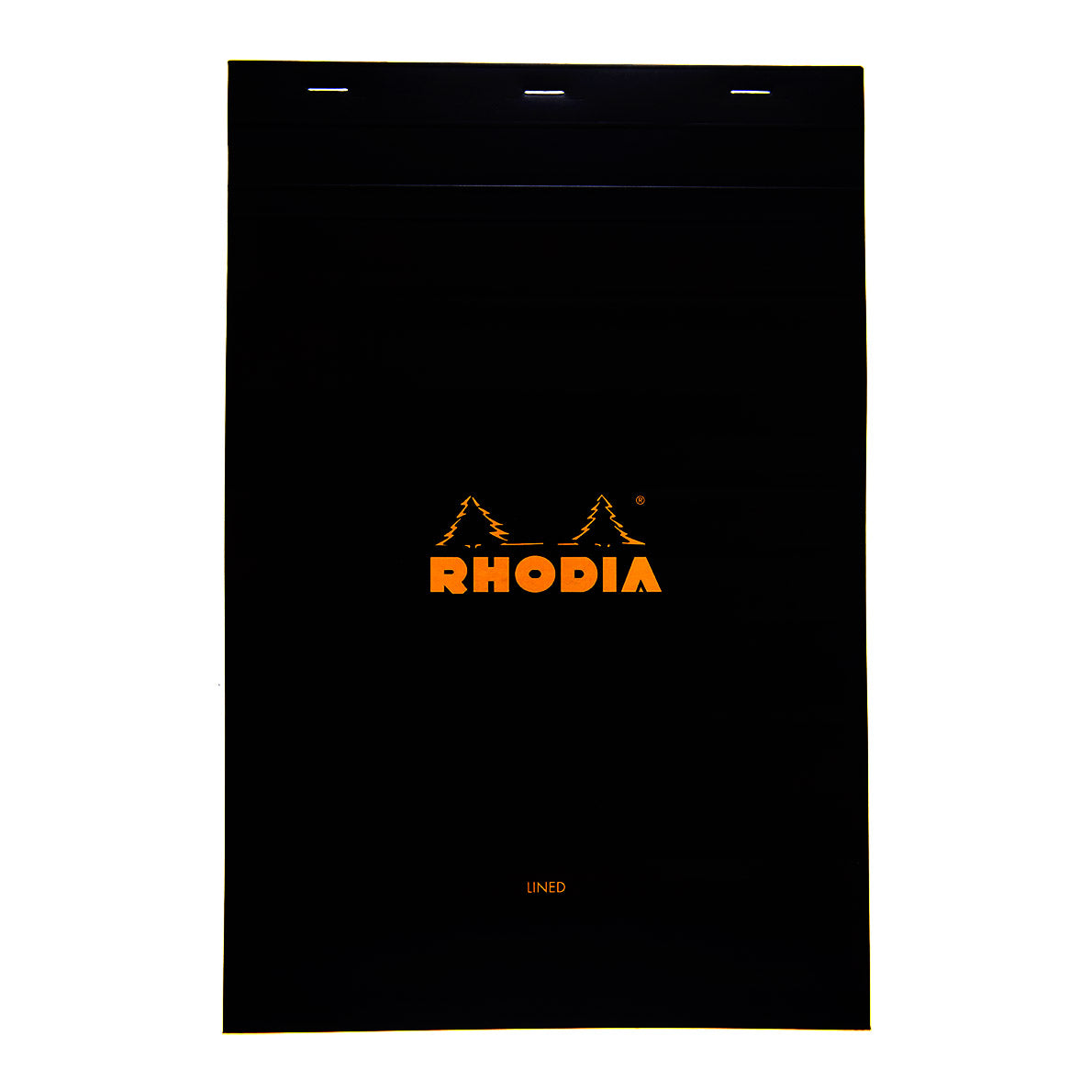 Rhodia Bloc No. 19 Notepad A4+ Black, Ruled