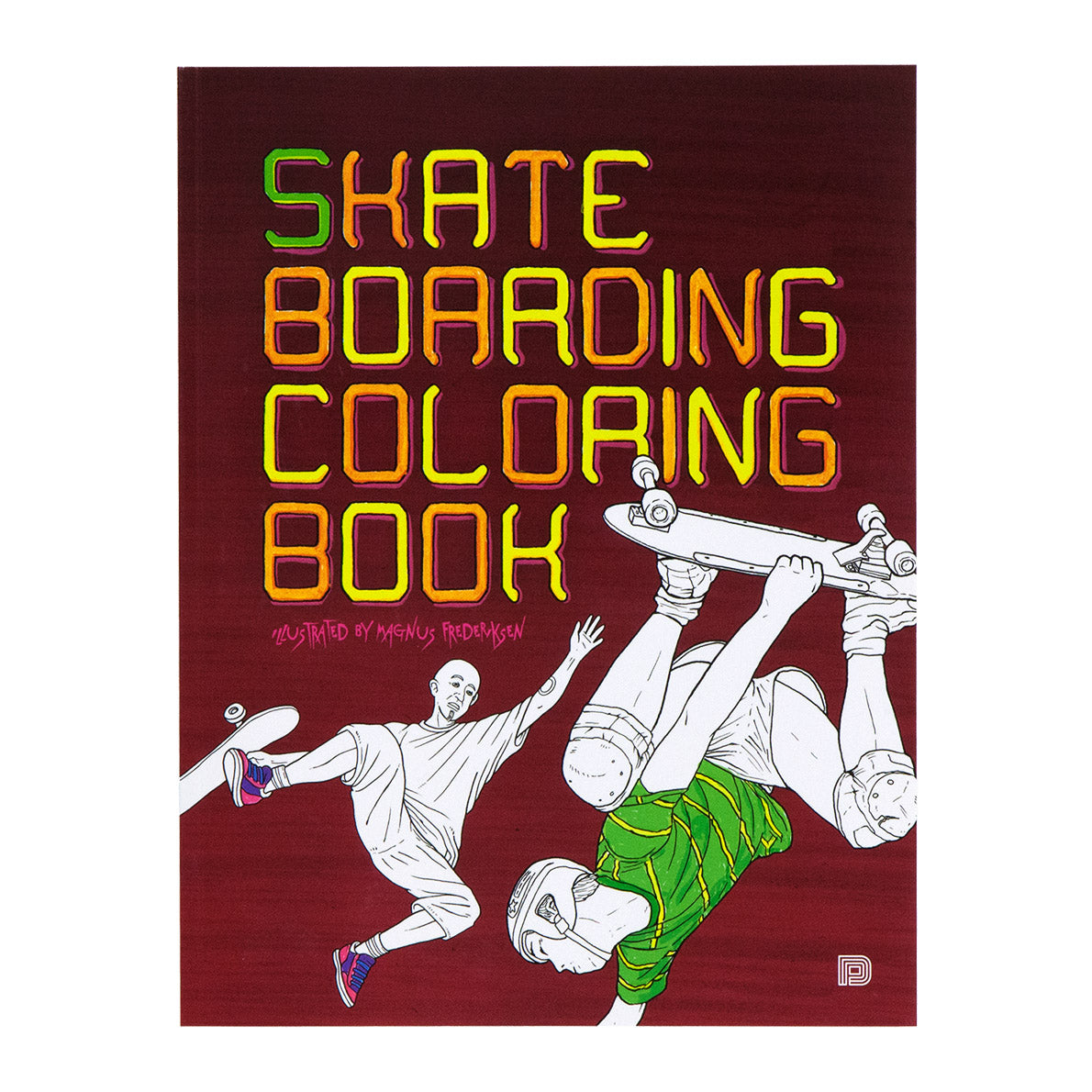 Skateboarding Coloring Book