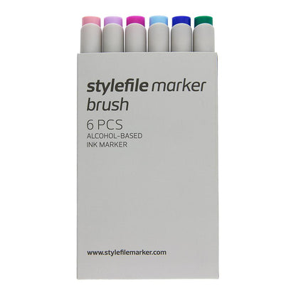 Stylefile Marker Brush Try Out 6set