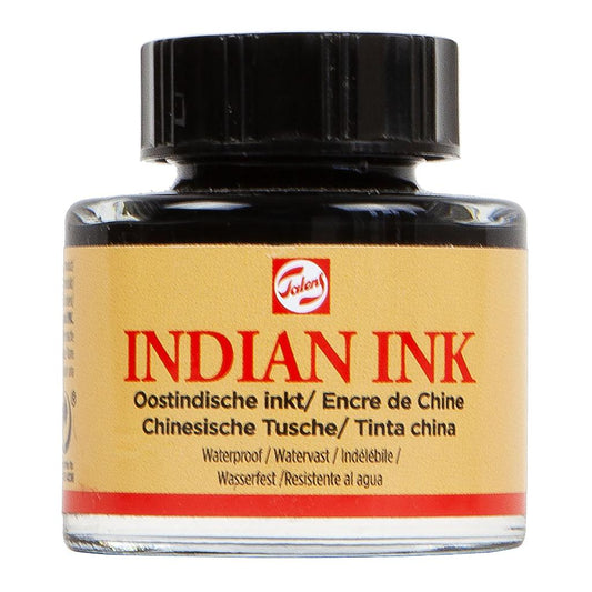 Talens Black Indian Ink 30 ml