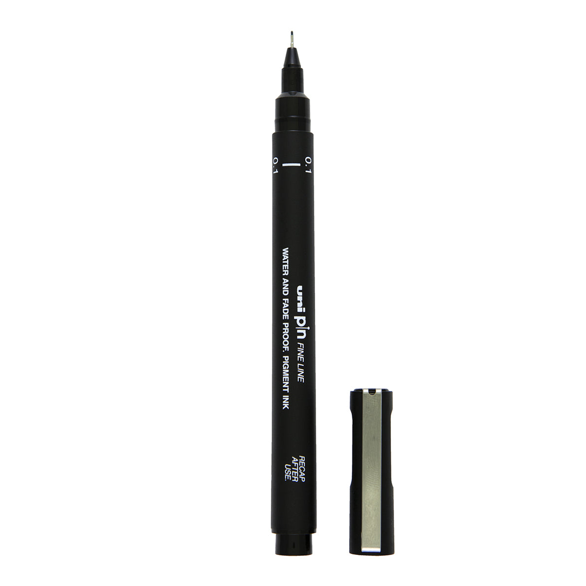 Uni Pin Fine Line Pens 6 Set, Black