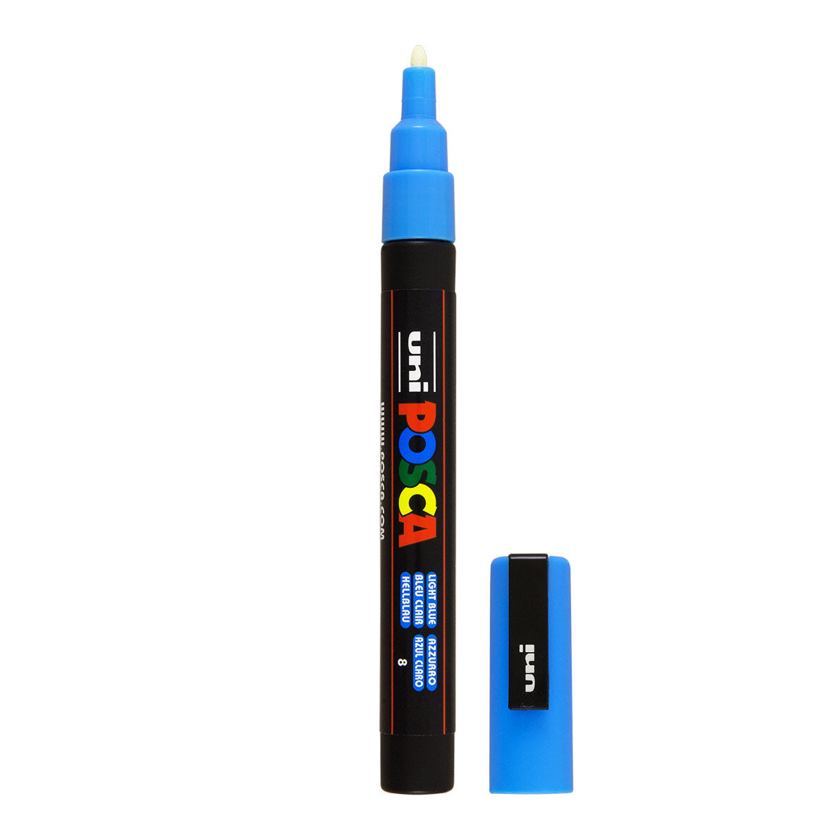 Uni Posca Markers PC-3M, 8 set Soft Colors