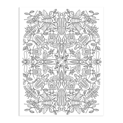 Wonderful Insects Coloring Book