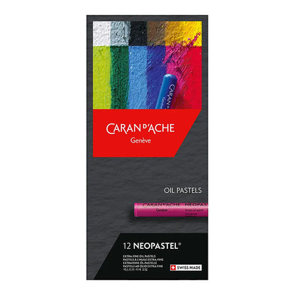 Caran d'Ache Neopastel Oil Pastel Crayons 12 set