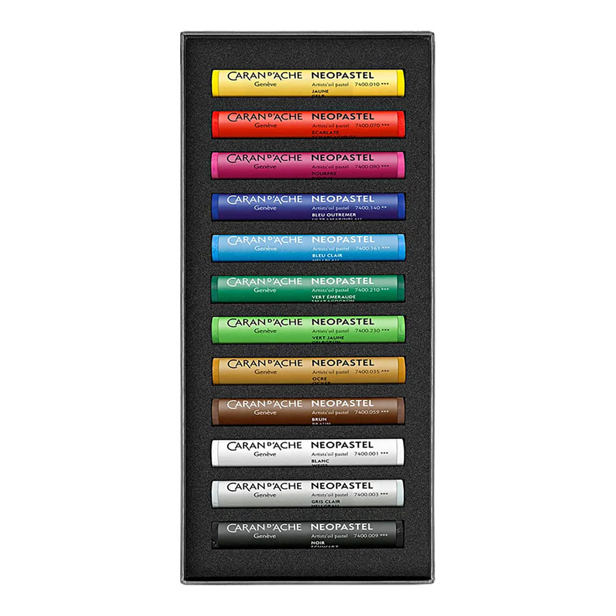 Caran d'Ache Neopastel Oil Pastel Crayons 12 set