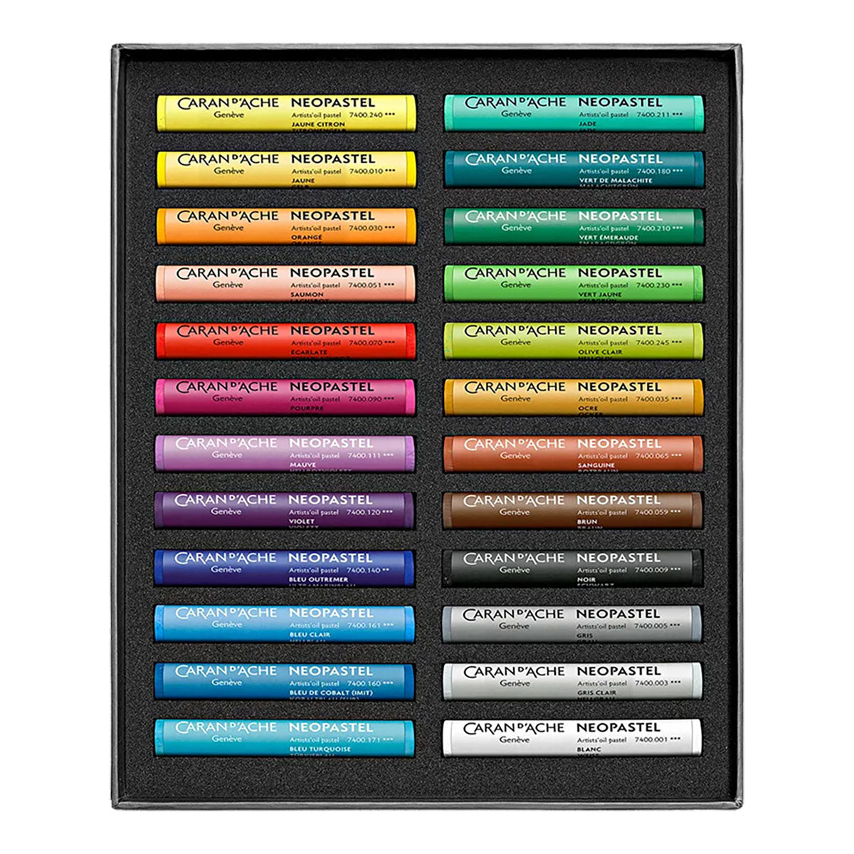 Caran d'Ache Neopastel Oil Pastel Crayons 24 set