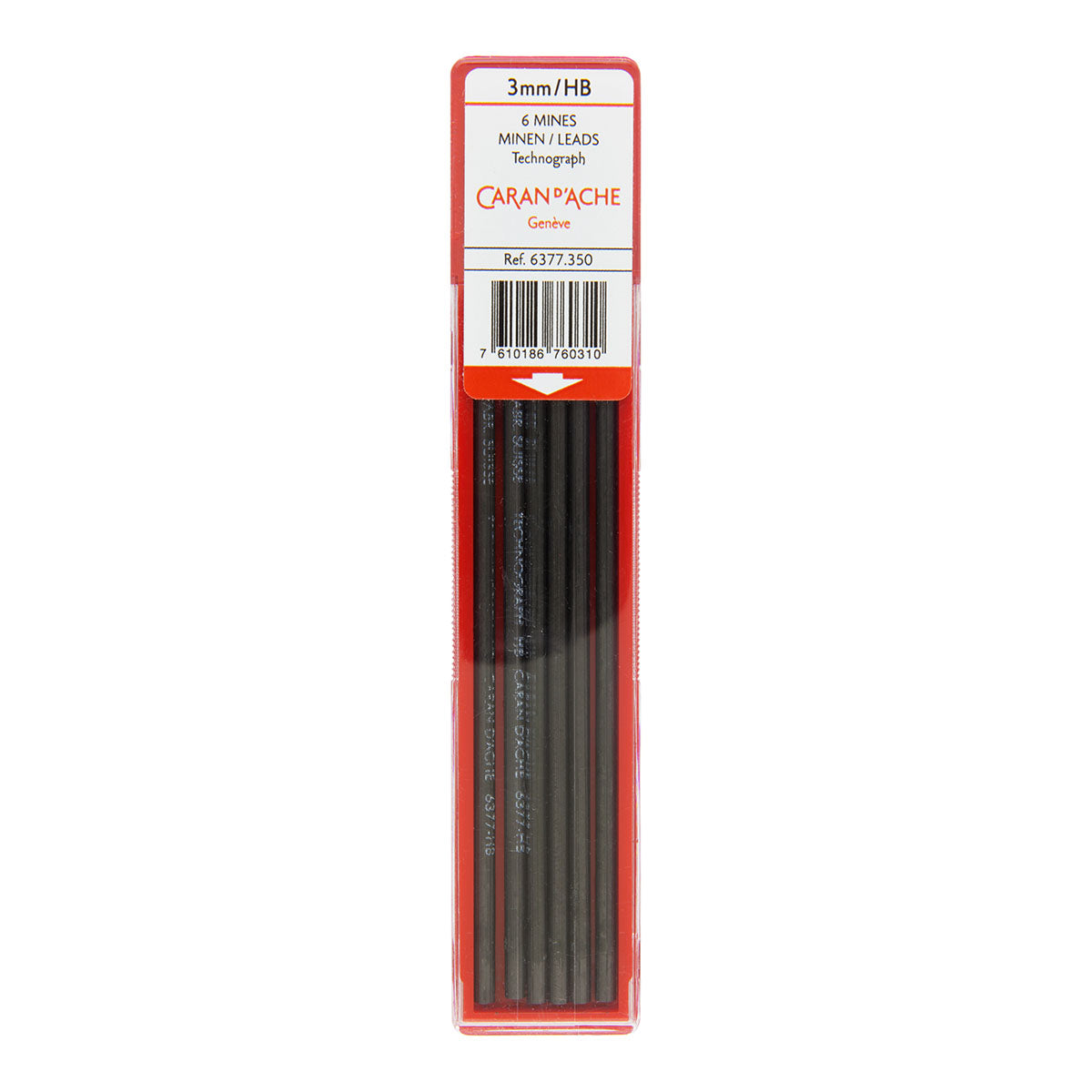 Caran d'Ache Technograph 3 mm leads 6-pack