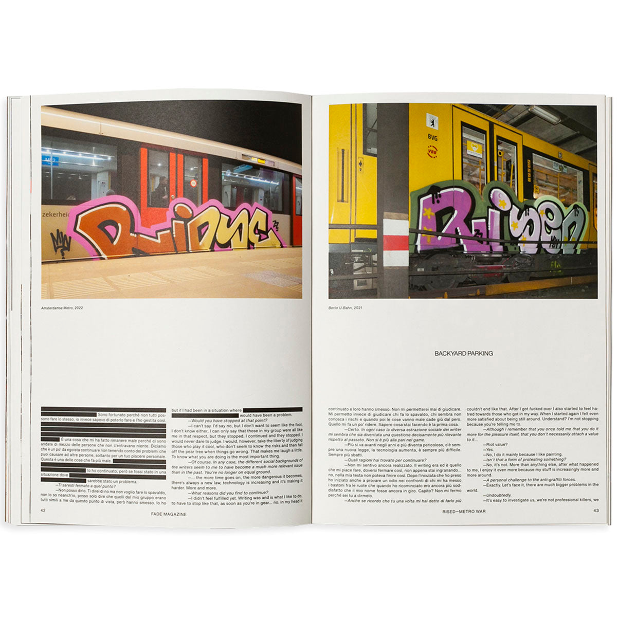 Fade Magazine 01 Rised - Metro War