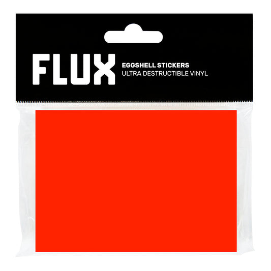 FLUX Eggshell Stickers 50 pcs Red