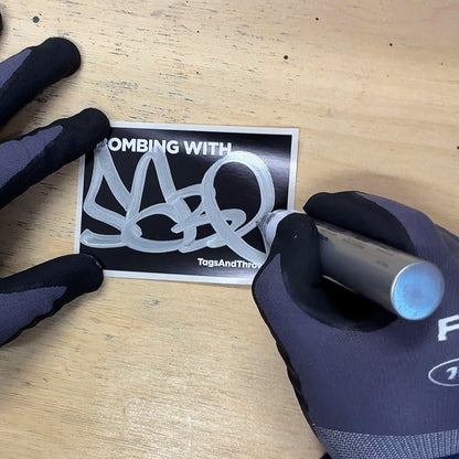 FLUX x TagsAndThrows Bombing With Eggshell Stickers 50 pcs