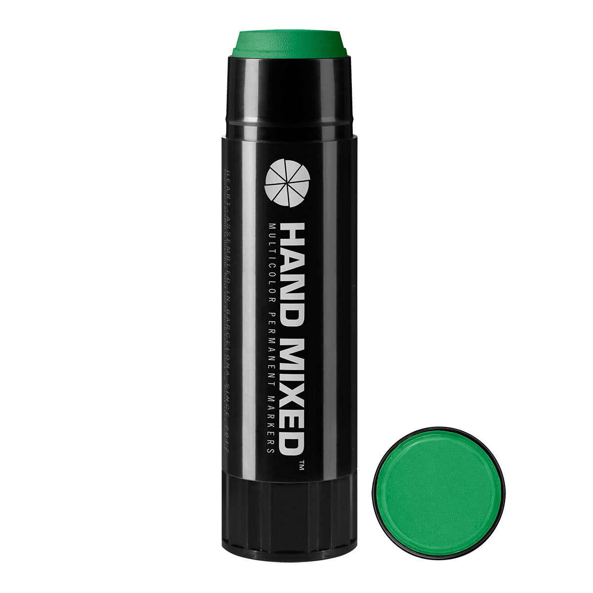 HAND MIXED Solid Paint Marker Fat, Green