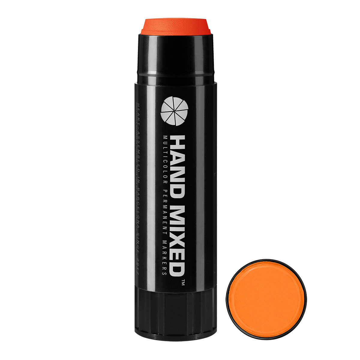 HAND MIXED Solid Paint Marker Fat, Orange