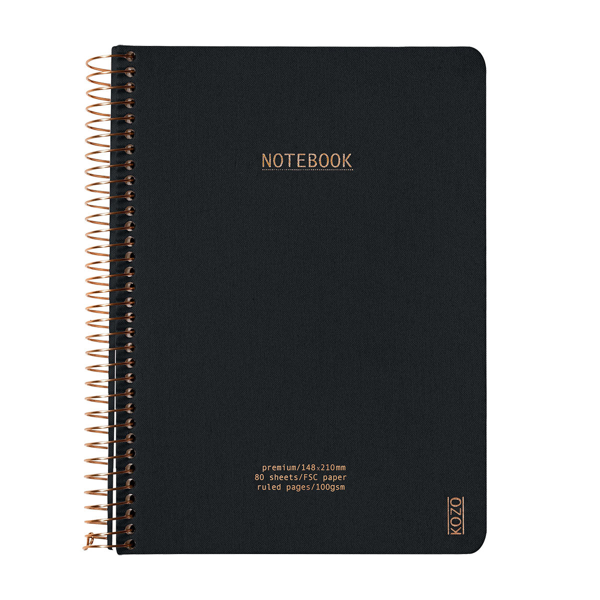 Kozo Premium A5 Notebook Ruled 160 Pages