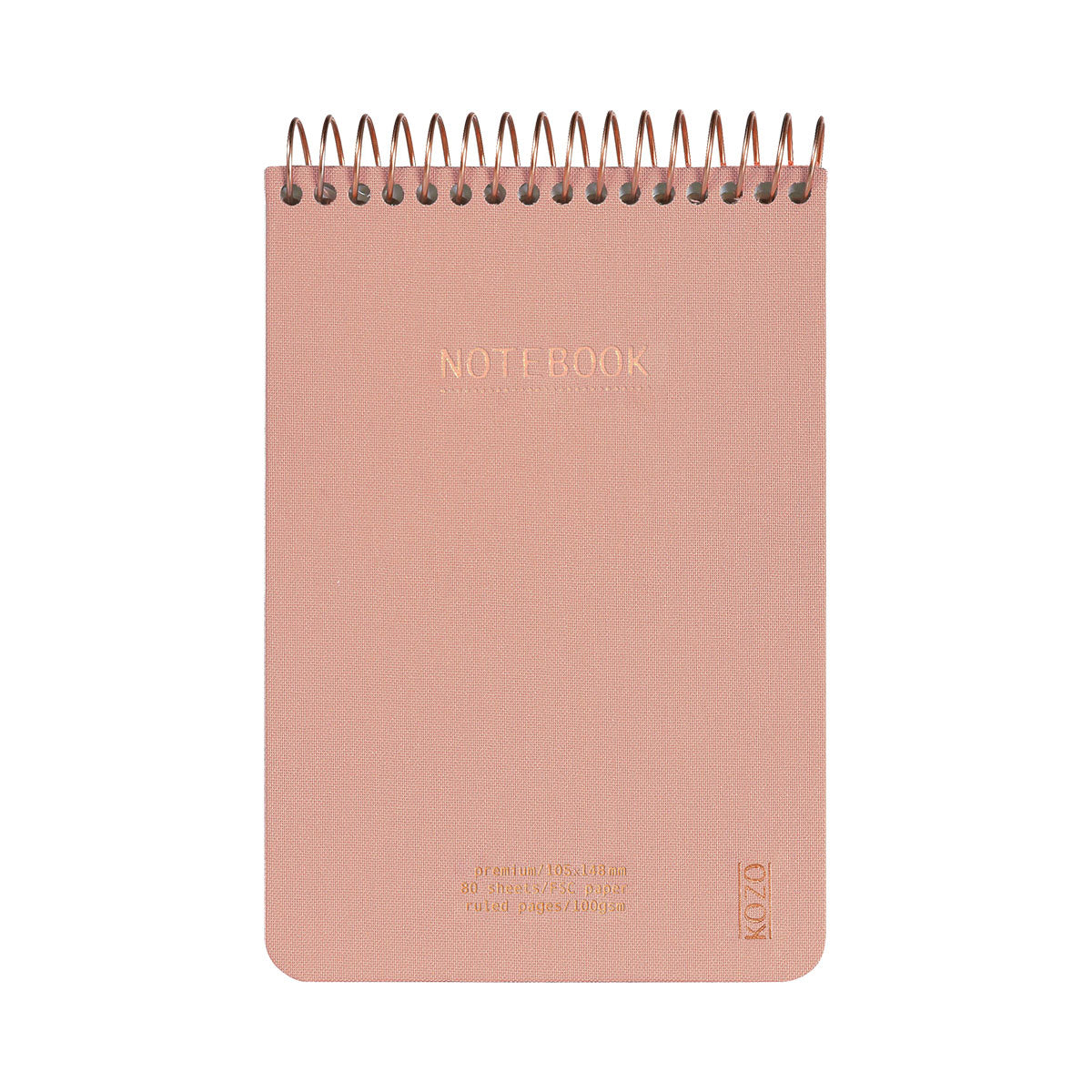 Kozo Premium A6 Notebook Ruled 160 Pages