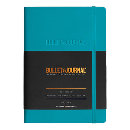 Leuchtturm1917 Bullet Journal Edition 2 Notebook Turquoise25 A5, Dotted