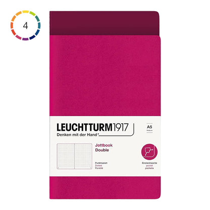 Leuchtturm1917 Jottbook A5 Pack of 2, Dotted