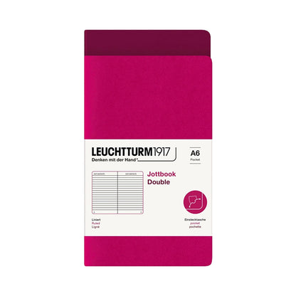 Leuchtturm1917 Jottbook A6 Pack of 2, Ruled