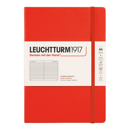 Leuchtturm1917 Notebook A5 Hard Cover, Ruled