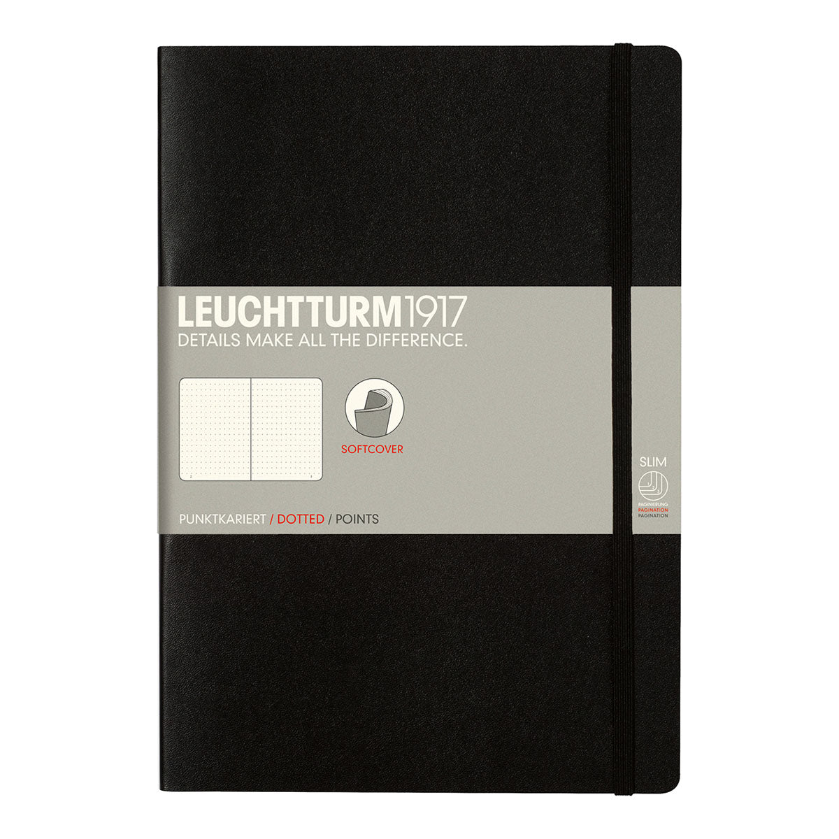 Leuchtturm1917 Notebook B5 Soft Cover, Dotted