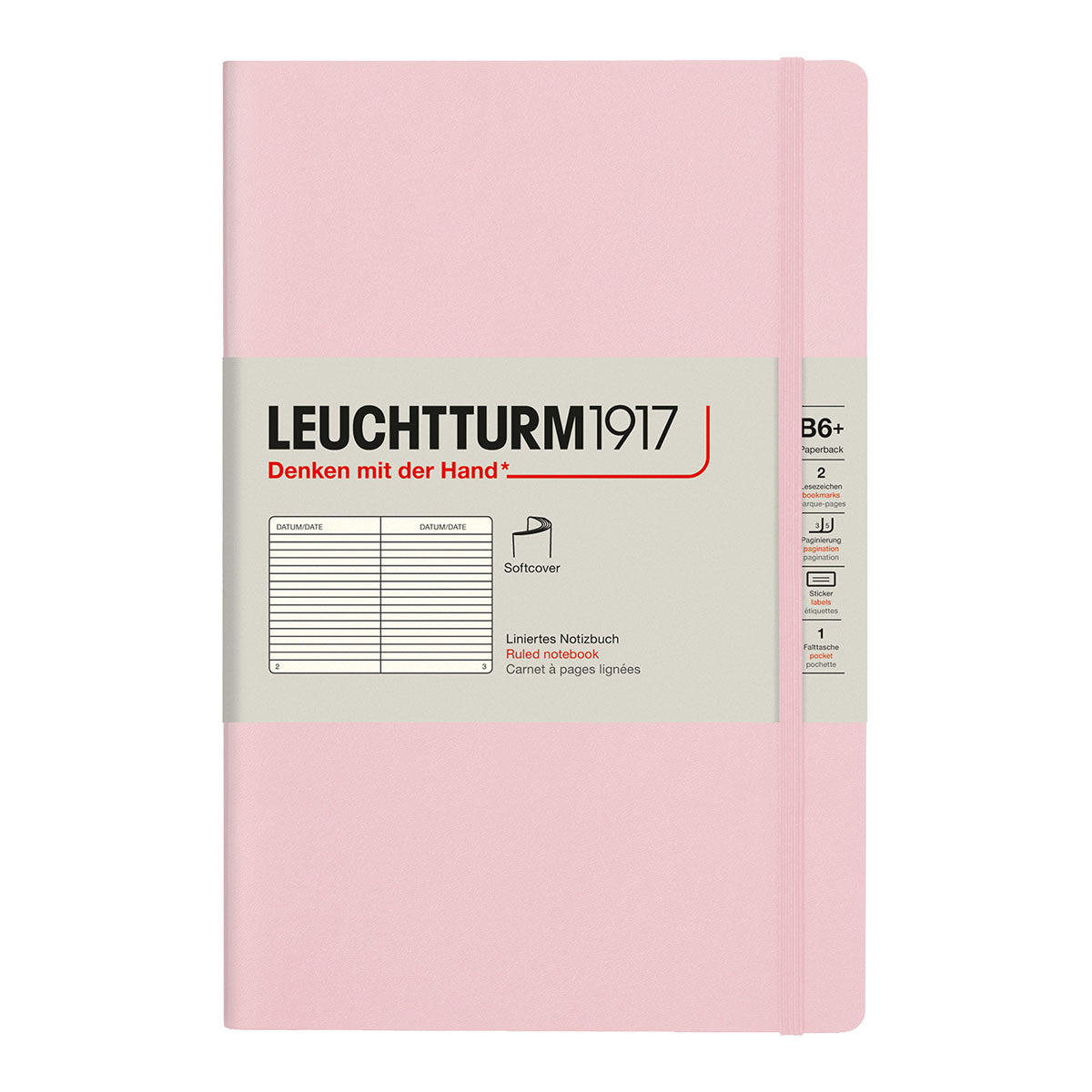 Leuchtturm1917 Notebook B6+ Soft Cover, Ruled